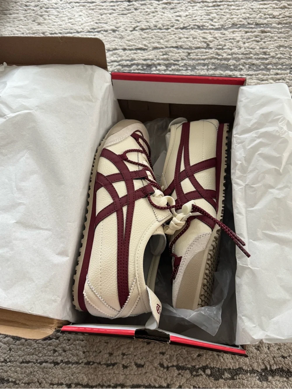 Mexico 66 Inspired Sneakers in Beet/Birch NIB